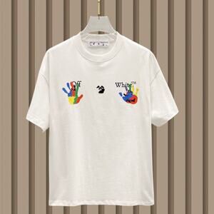 Off-White Men's Short Sleeve White